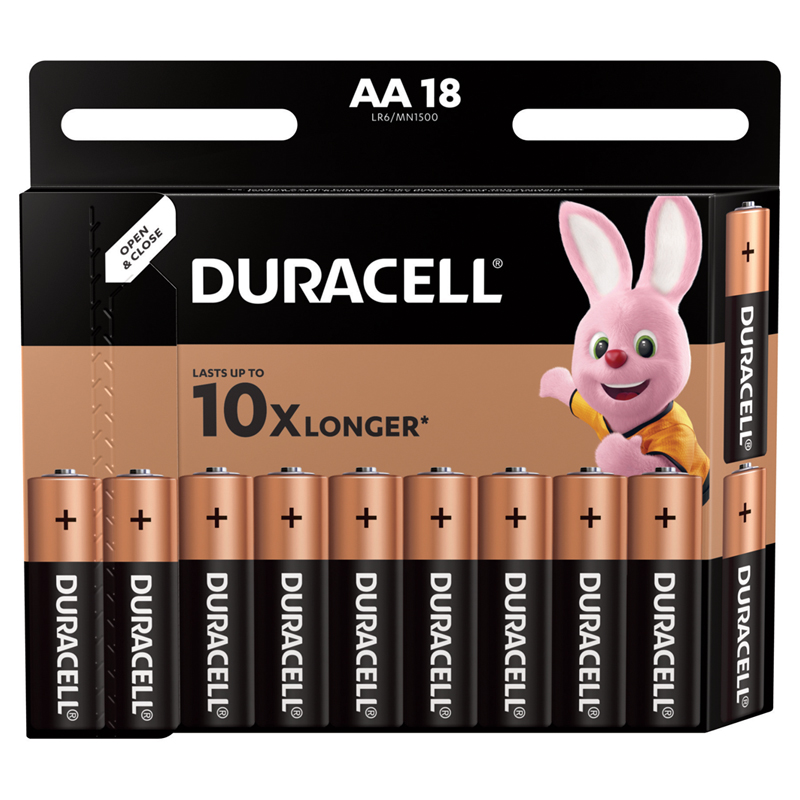 Батарея AA Duracell LR6-18BL MN1500 Basic 