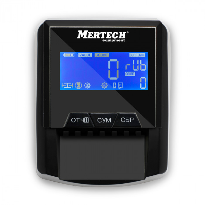 Детектор банкнот MERCURY D-20А FLASH PRO LCD с аккумулятором