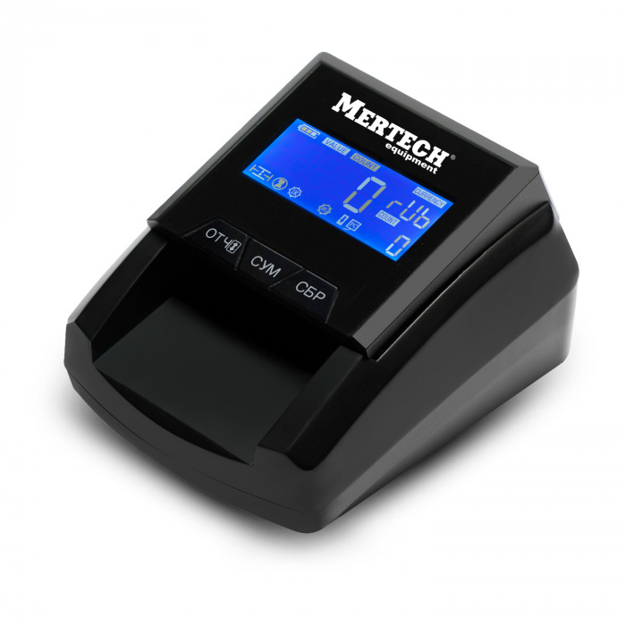 Детектор банкнот MERCURY D-20А FLASH PRO LCD с аккумулятором