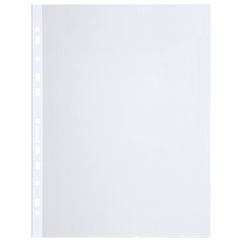 Файл перфорированный А4 Brauberg "STANDARD", гладкие, 40 мкм, 229661
