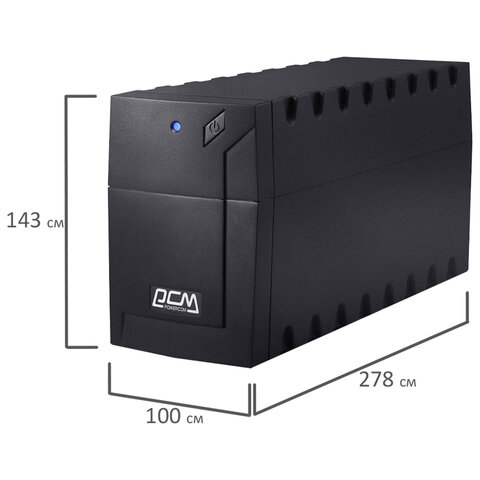 ИПБ Powercom Raptor RPT-600A EURO 360Вт 600ВА черный