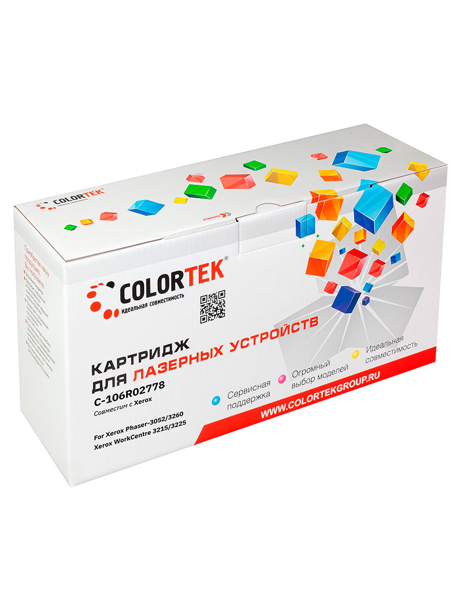 Картридж Xerox Phaser 3052/3260/3215/3225 106R02778 (3k) Colortek 