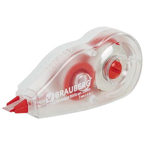 Корректор-лента BRAUBERG 5мм х 6м,  226809
