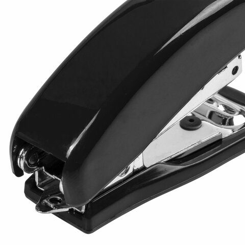 Мини-степлер № 10 Brauberg черный 222544 (12л)