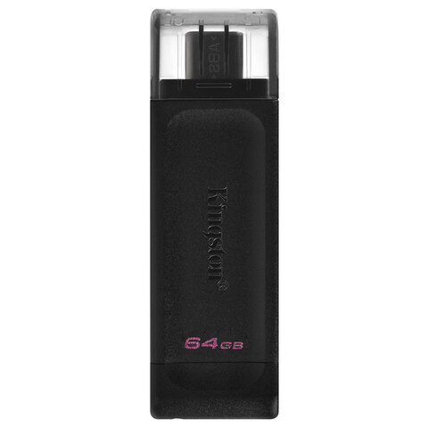 USB flash 64Gb Kingston DataTraveler 70 Type-C DT70/64GB USB3.2 черный